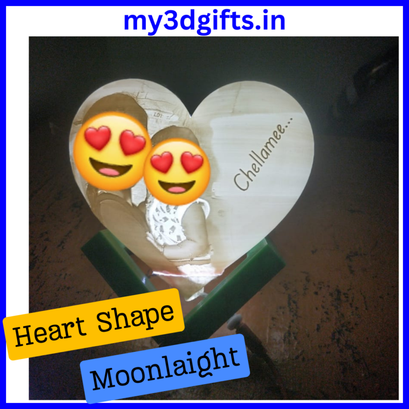 3D Ballon Heart Shape Light Gifts | 3D Print heart Shape Love gifts - My 3d Gifts in Tamil nadu