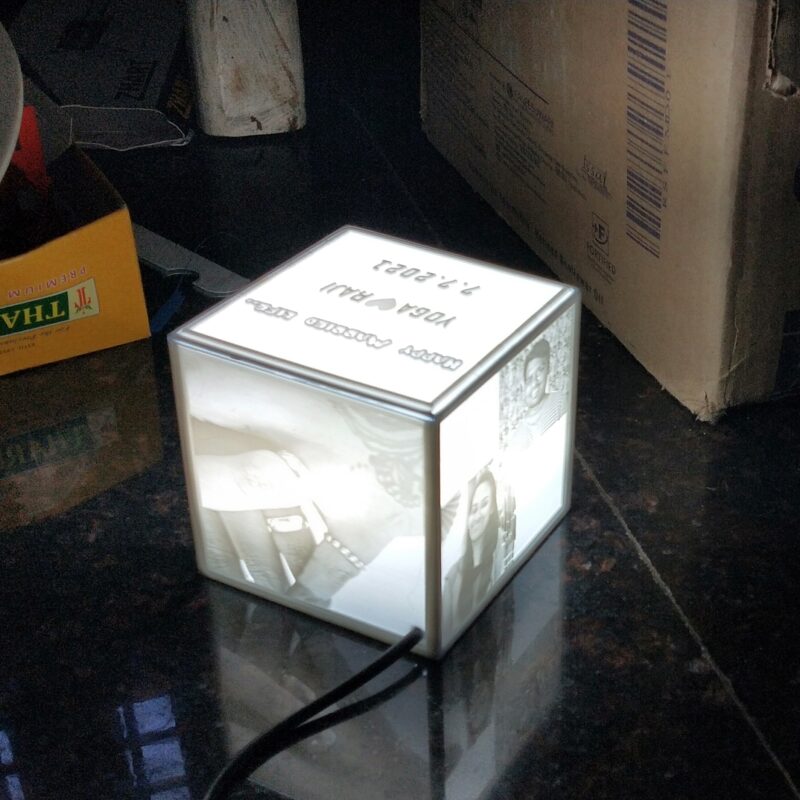 Lithophane Box Lamp - Personalize photo gifts - my 3D Gifts - Image 2