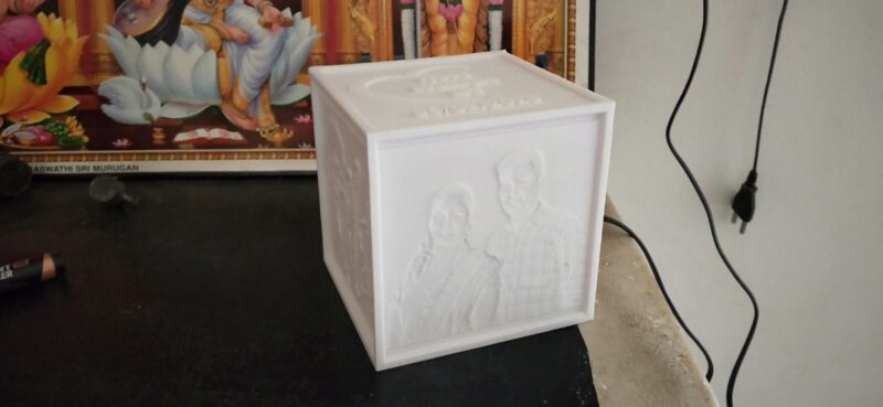 Lithophane Box Lamp - Personalize photo gifts - my 3D Gifts - Image 3