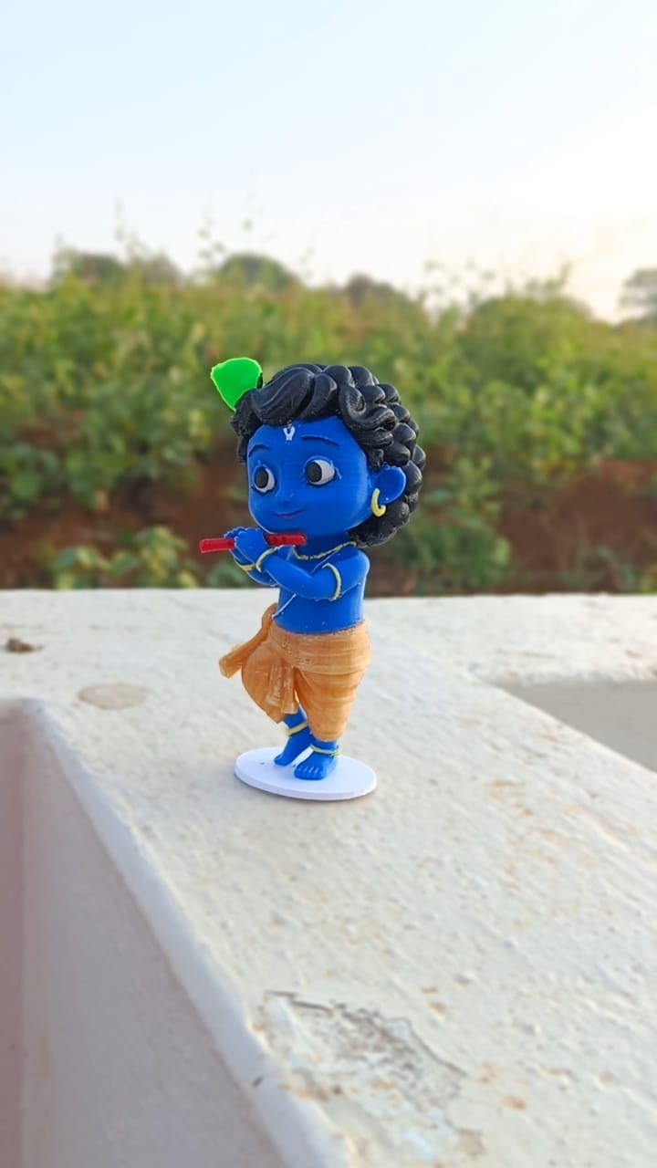 Cute Krishnan 3D Printed Miniature | Custom 3D Gifts | My 3D Gifts - Image 3