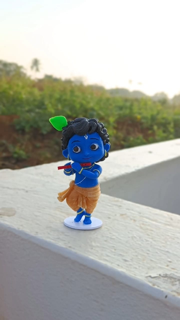 Cute Krishnan 3D Printed Miniature | Custom 3D Gifts | My 3D Gifts - Image 4